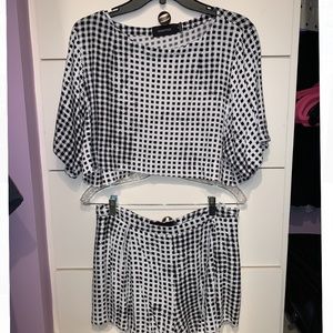 MINKPINK Two Piece Checkered Set